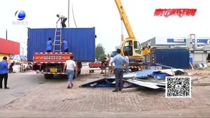 拆除違建不手軟 長(zhǎng)青路16處占道違建被拆除