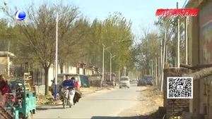 村里亮起了太陽能路燈 村民多年心愿終達(dá)成