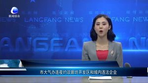 市大氣辦連夜約談廊坊開發(fā)區(qū)和域內(nèi)違法企業(yè)