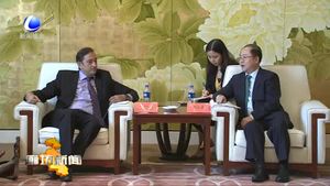 賈永清會見印度客商