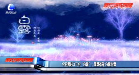 今日零時30分“白露”：蒹葭蒼蒼 白露為霜