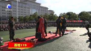 消防進(jìn)軍訓(xùn)走進(jìn)北華航天工作學(xué)院