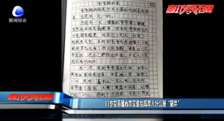 11歲女孩暖心作文交給成年人什么是“陪伴”