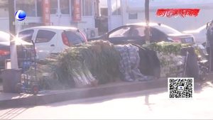 占道經(jīng)營本違規(guī) 菜葉亂扔毀環(huán)境