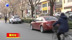 市區(qū)部分商業(yè)區(qū)機動車亂停亂放現(xiàn)象普遍