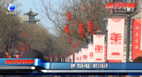 霸州：鑼鼓喧天幡旗立 豬年花卉鬧元宵