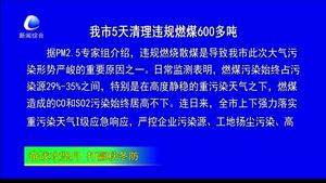 我市5天清理違規(guī)燃煤600多噸
