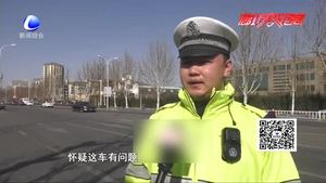 不掛前牌 偽造后牌 膽大司機被拘留