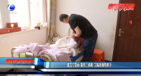 誰言寸草心 報(bào)得三春暉 久病床前有孝子