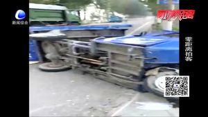 安次陸營(yíng)村口發(fā)生交通事故 男子被撞