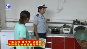 市消防救援支隊(duì)入村宣傳消防安全知識