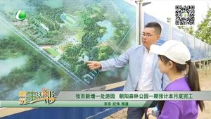 我市新增一處游園 朝陽森林公園一期預(yù)計本月底完工