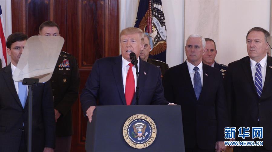 (國(guó)際)(1)特朗普說(shuō)伊朗襲擊未造成美方人員傷亡