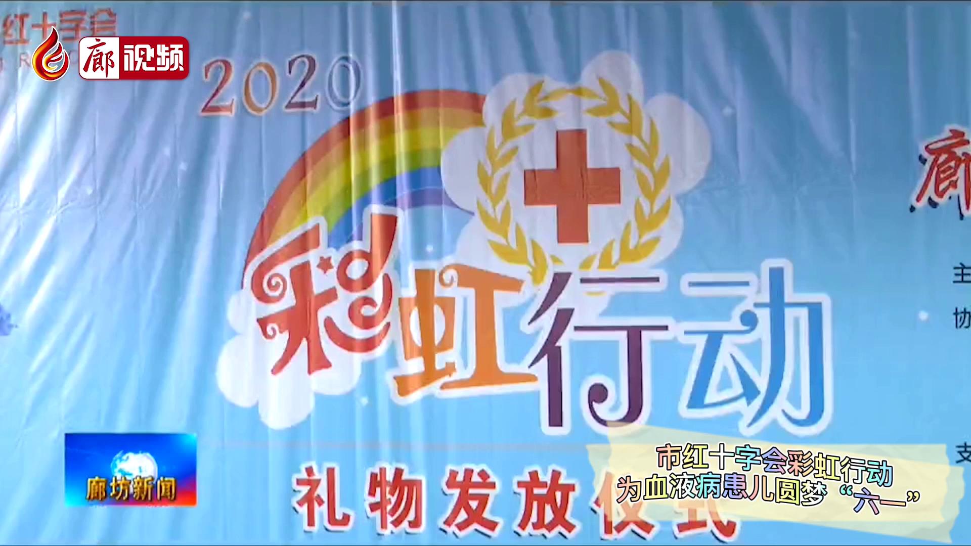廊視頻 | 市紅十字會彩虹行動為血液病患兒圓夢“六一”
