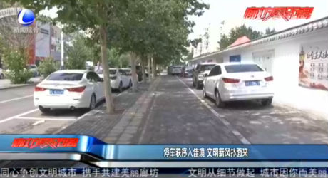 停車秩序入佳境 文明新風撲面來