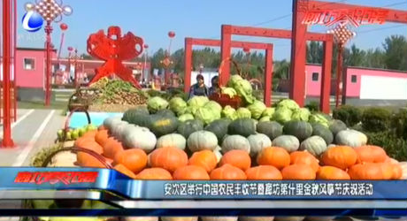 安次區(qū)舉行中國農(nóng)民豐收節(jié)暨廊坊第什里金秋風(fēng)箏節(jié)慶?；顒?dòng)