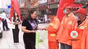 香河縣：一碗愛(ài)心面 溫暖環(huán)衛(wèi)心