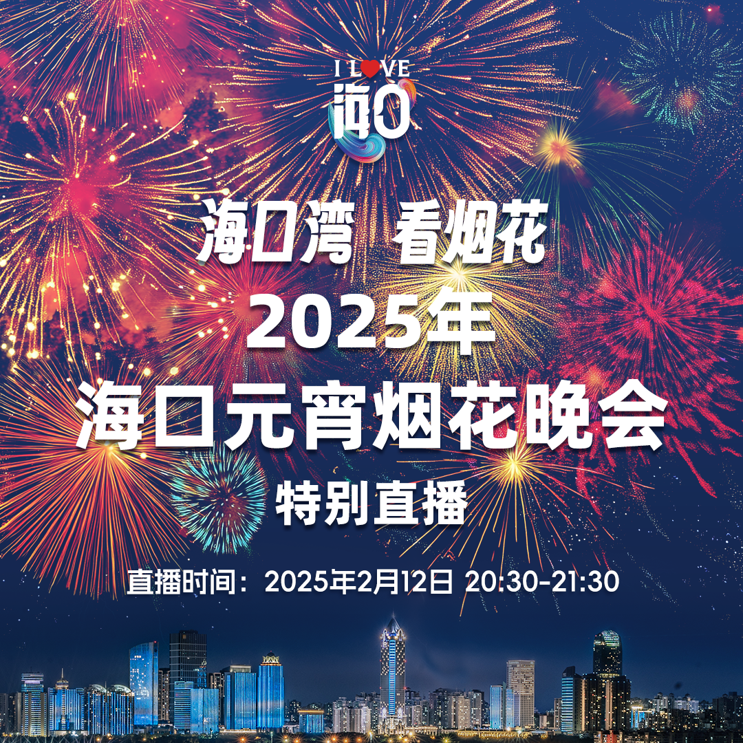 2025年海口元宵煙花晚會(huì)特別直播