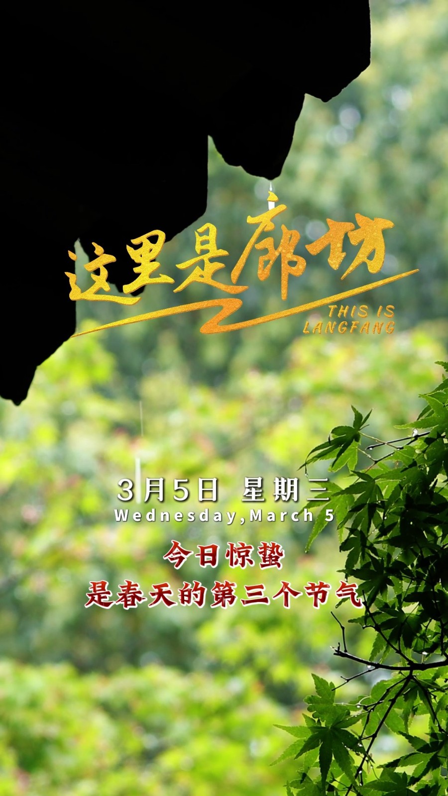 【這里是廊坊】今日驚蟄是春天的第三個(gè)節(jié)氣