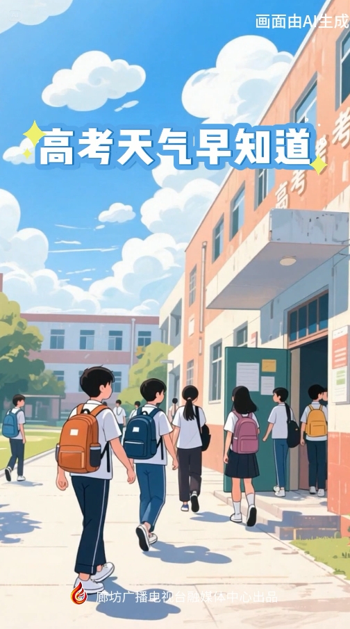 AI短視頻丨高考天氣早知道